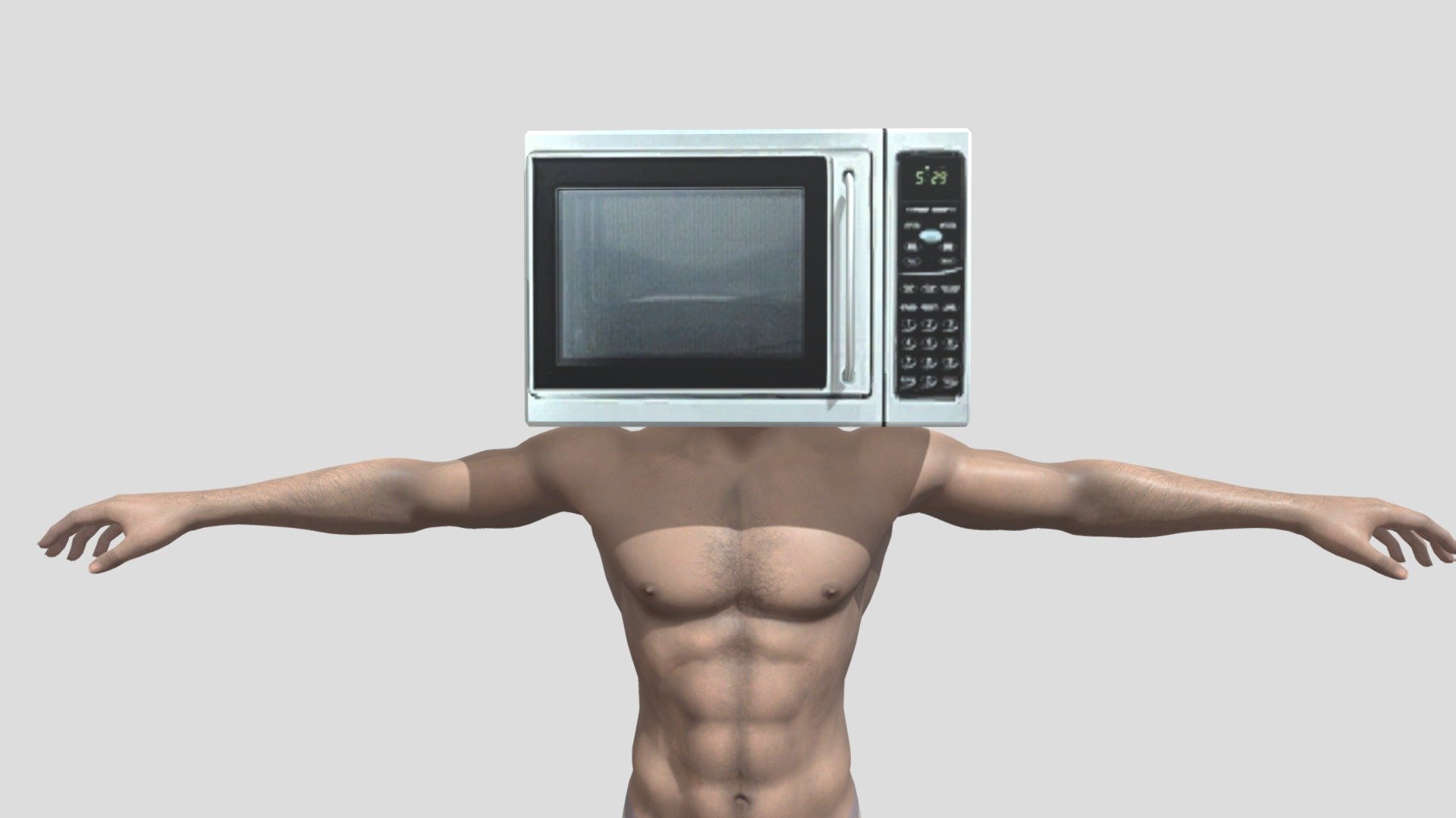 Microwave Man Download Free 3d Model By Brothinkshesinthenba Ibecomeanyskibidicharacter 7514