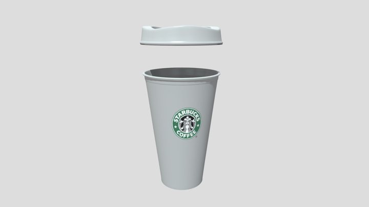 Starbucks Cup 3D Model