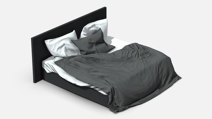 Enlight Furniture - Bed 3D Model