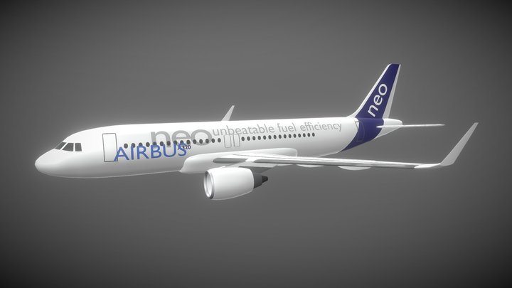 A320neo 3D Model