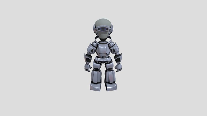 Robot Animated 3D Model