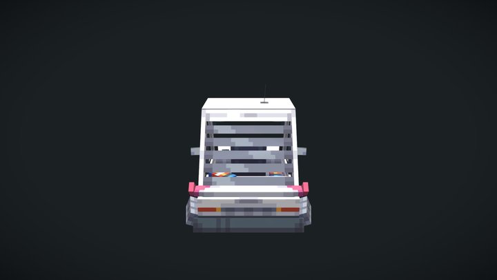 cyber sports car 3D Model