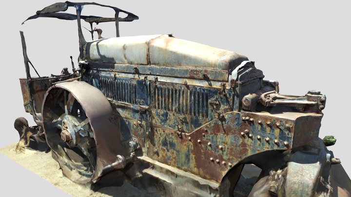 6_14_2024 Buffulo Steam Roller 3D Model