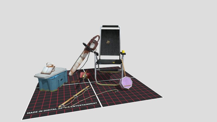 DAE 5 Finished props - Forest Loner 3D Model