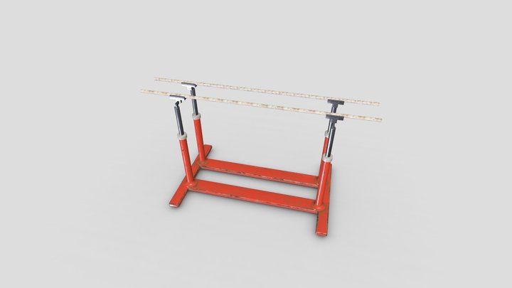 Gymnastics Parallel Apparatus 3D Model