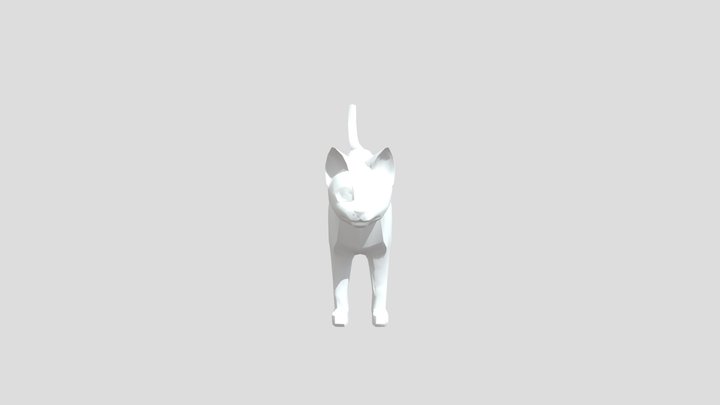 Siamese Cat 3D Model