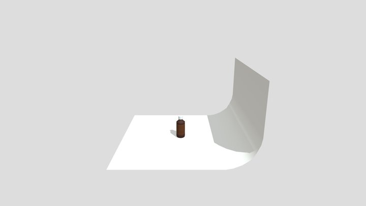 Wockhardt Promethazine Bottle 3D Model