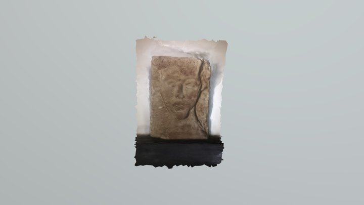 Old face sculpture found in Tuscany 3D Model