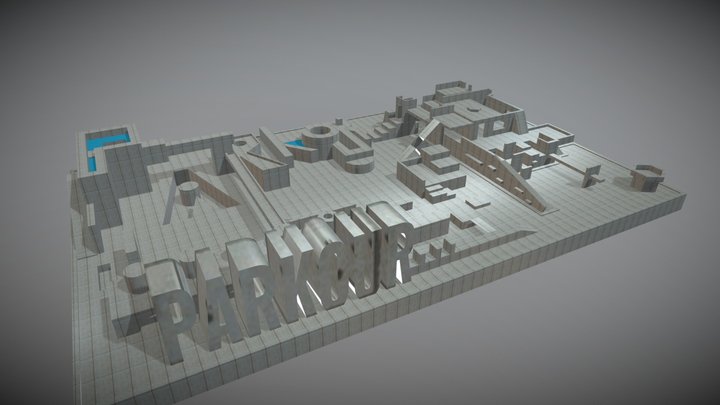 Parkour 3D Model