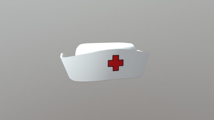 Nurse Hat 3D Model