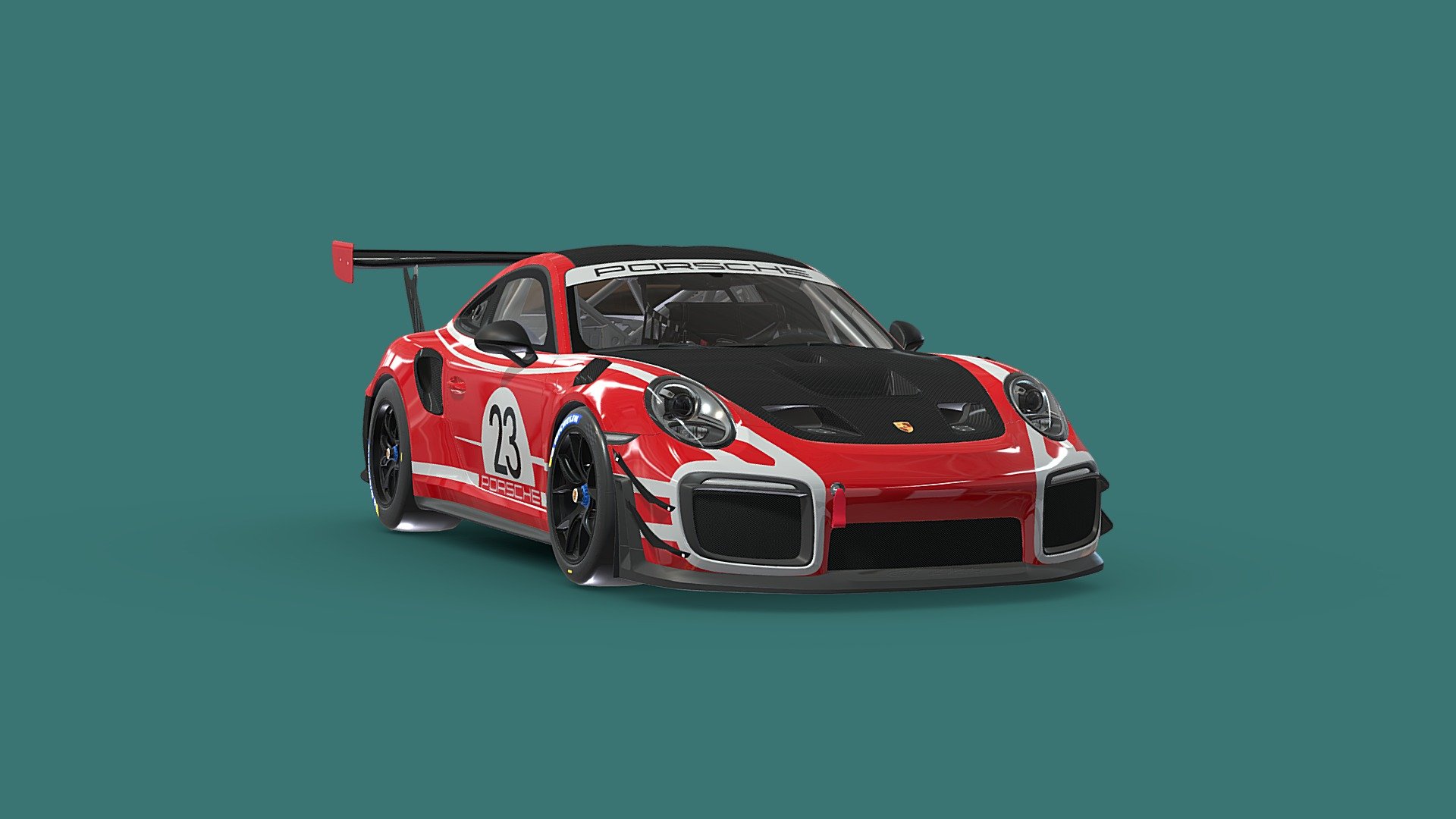Porsche 911 GT2 RS Clubsport - 360° Interactive — Sketchfab embed 3D viewer