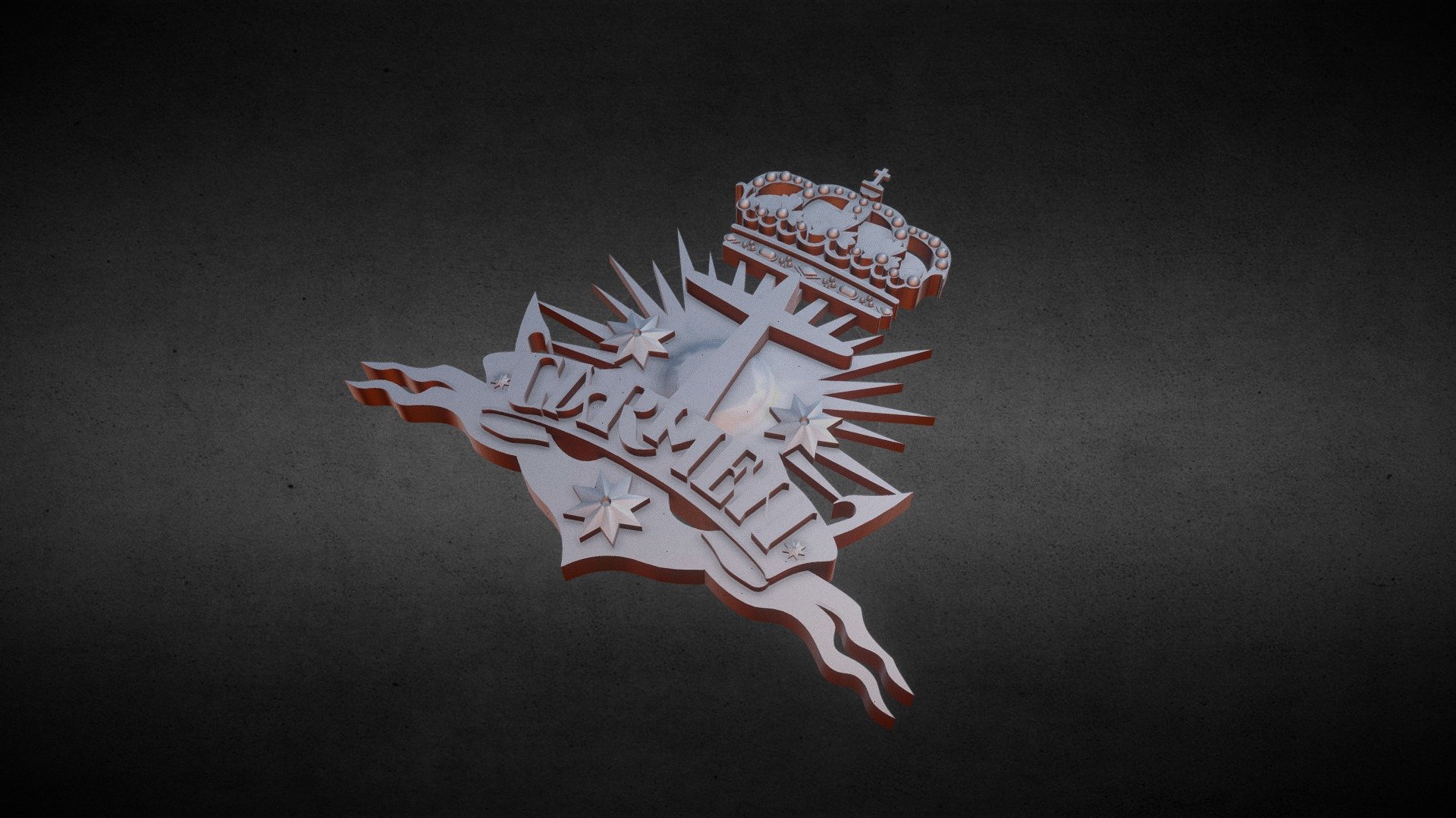 Escudo BCT Carmen Málaga Impresión 3D — Sketchfab embed 3D viewer