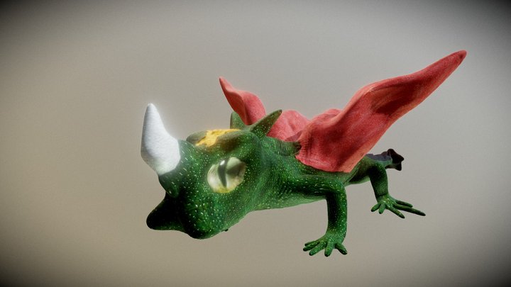 Lizard Dragon 3D Model