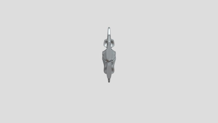 futuristic sci-fi weapon or gun 3D Model