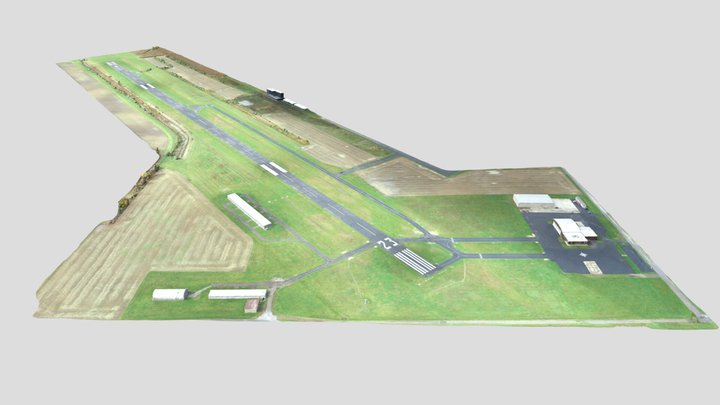 Bluffton Airport, Bluffton, OH 3D Model