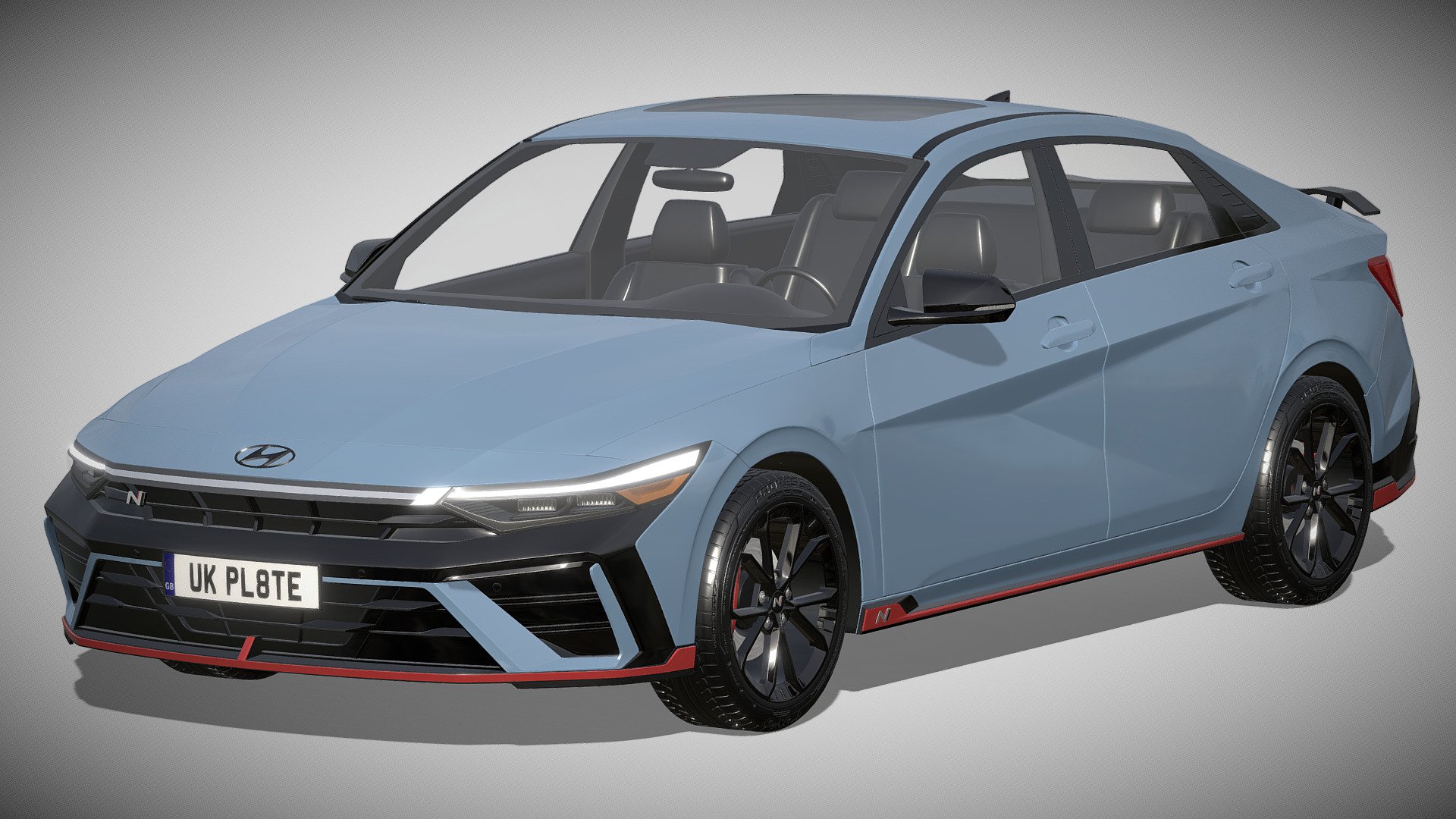 Hyundai Elantra N 2024 - Buy Royalty Free 3D model by zifir3d [b152925 ...