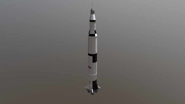 Saturn V 3D Model