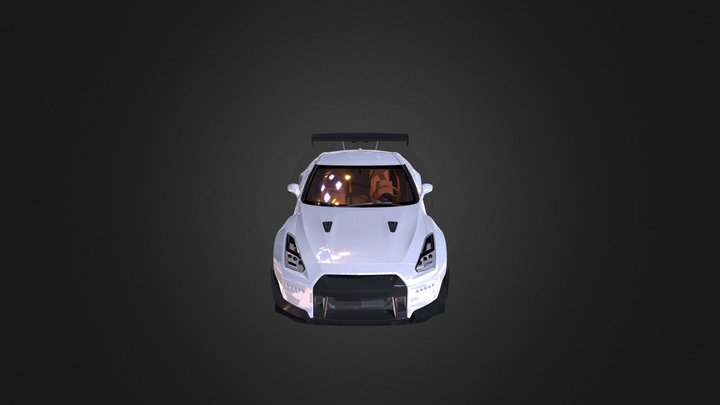 Nissan Skyline GTR r35 Paul Walker 3D Model