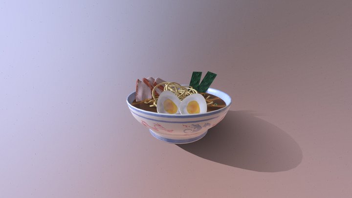 Ramen 3D Model