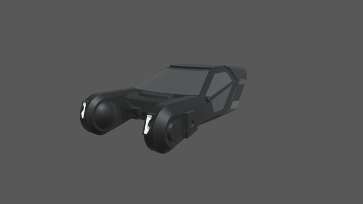XYZ DraftPunk 4 Course Model Spinner 3D Model