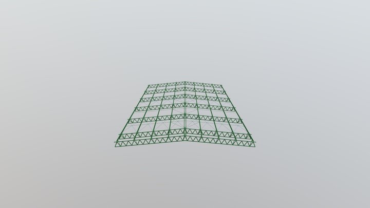 Cobertura Metálica 3D Model