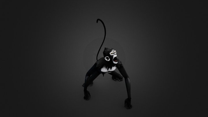 Monkey character of the shortfilm PRIMATE 3D Model