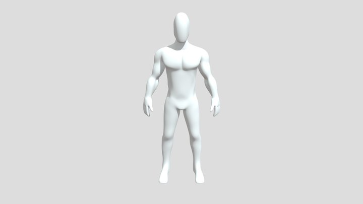High Poly Base Mesh 3D Model