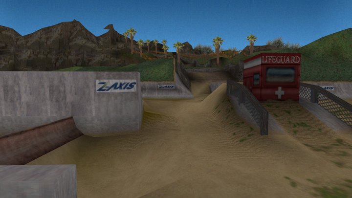 Dave Mirra Freestyle BMX level Acclaim dirt v2 3D Model