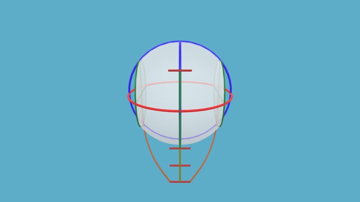 Loomis Head Study 3D Model