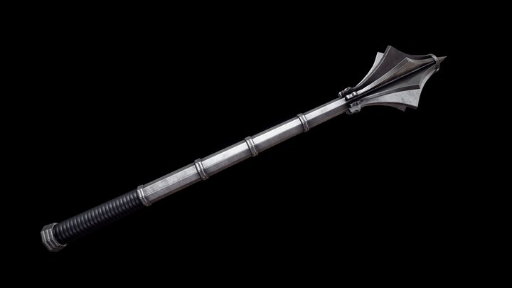 Gothic Mace 3D Model