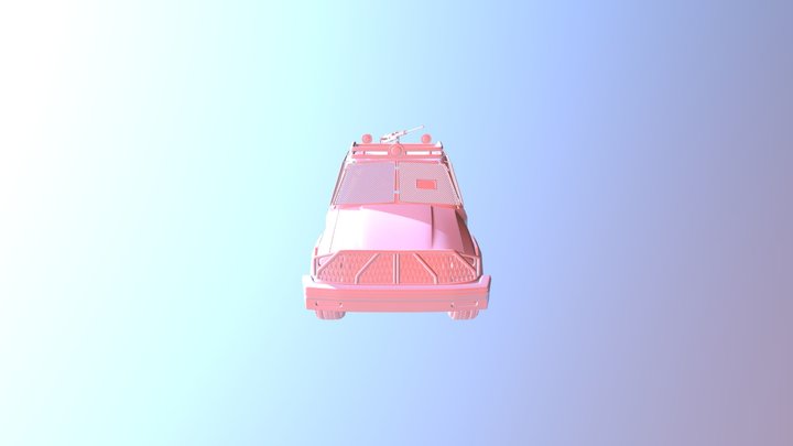 post apo truck 3D Model
