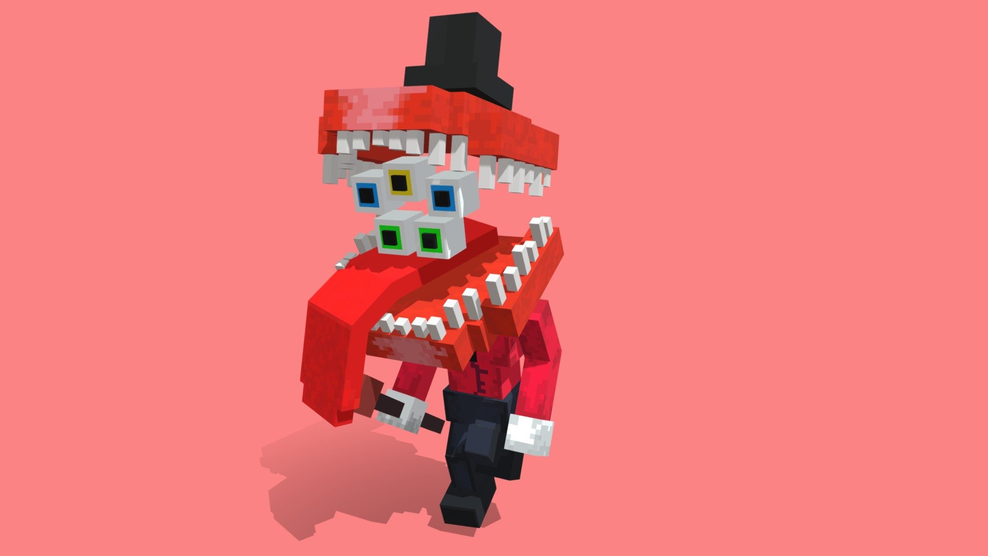 Digital Circus: Bestial Caine - Minecraft - Buy Royalty Free 3D model by El  Coleccionista [b158c5e] - Sketchfab Store