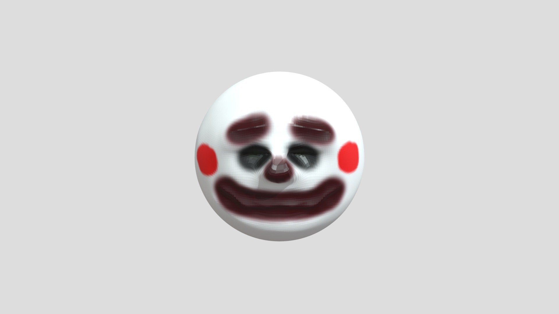 scary clown face - Roblox