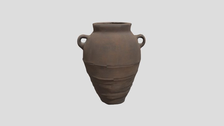 Ancient Clay Vessel 3D Model