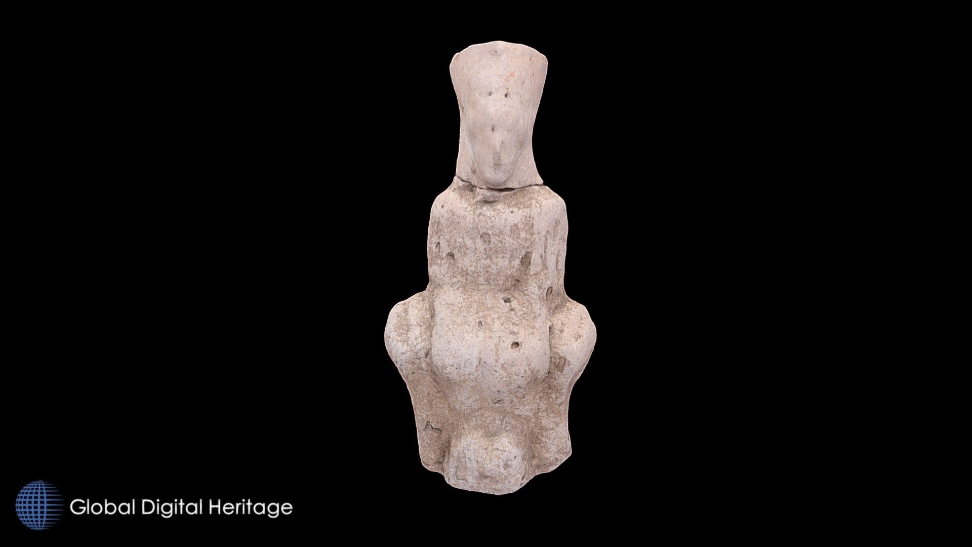 "Female terracotta figurine, Camarina, Sicily