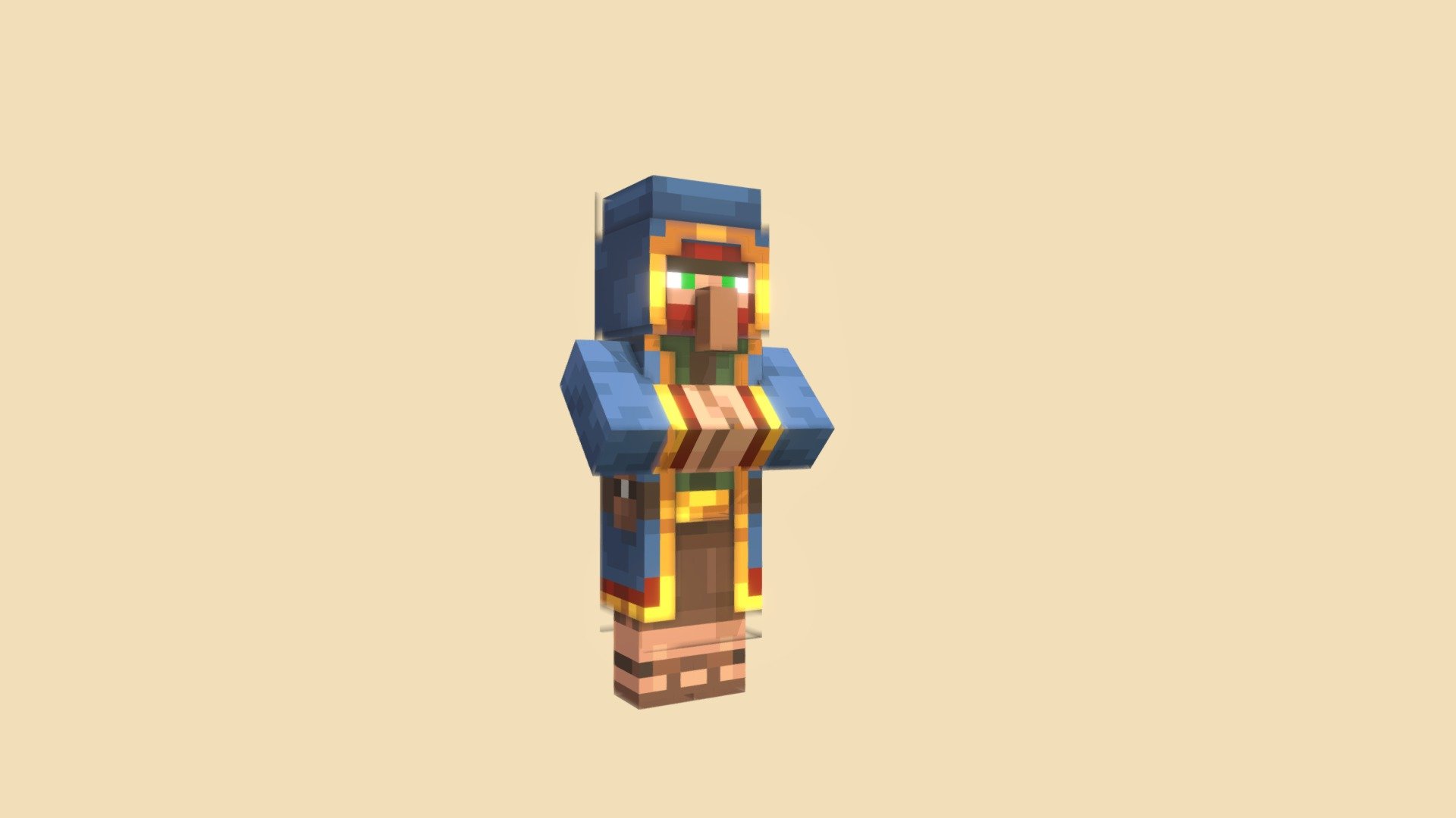 Minecraft wandering trader - Download Free 3D model by DURVESH S ...