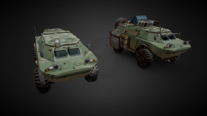 BRDM-2A 3D Model