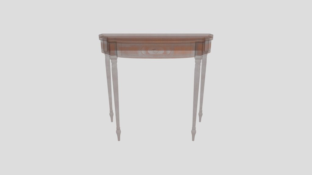 Antique Federal Swing Leg Game Table