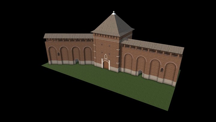 Пятницкая башня 3D Model