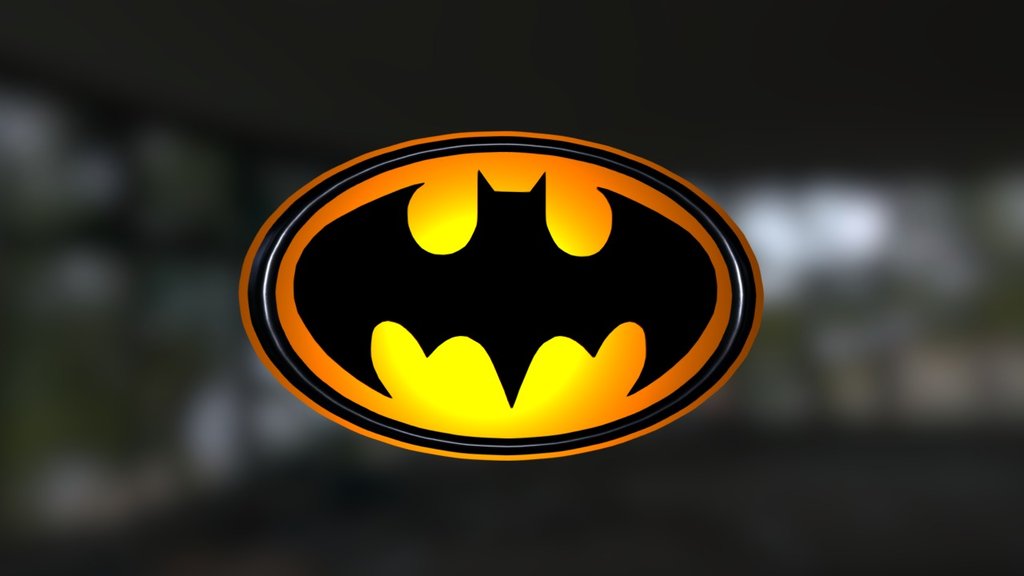 Batman 1989 Logo - Download Free 3D model by Ian Dowson (@eonie316)  [b15d3d6]
