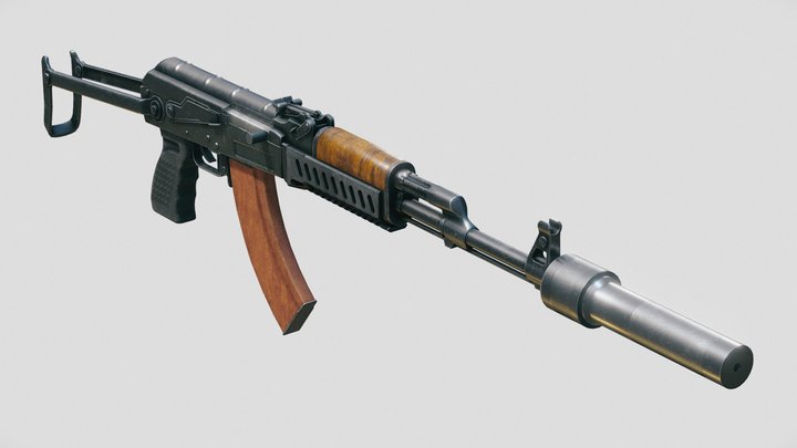 AK 47 Tactical Upgrade – Modello 3D gratuito STL
