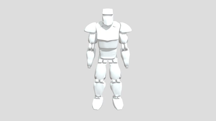 Estrutura de um robô 3D Model
