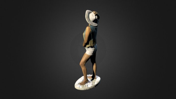 Cowgirl 3D Model