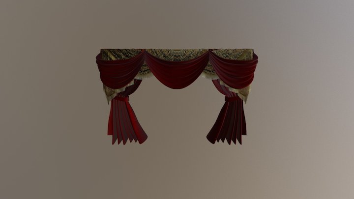 Drapes 3D Model