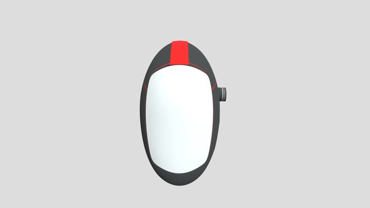 Sci-Fi Helmet 3D Model