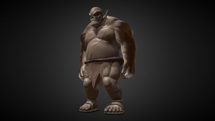 Giant Ogre 3D Model