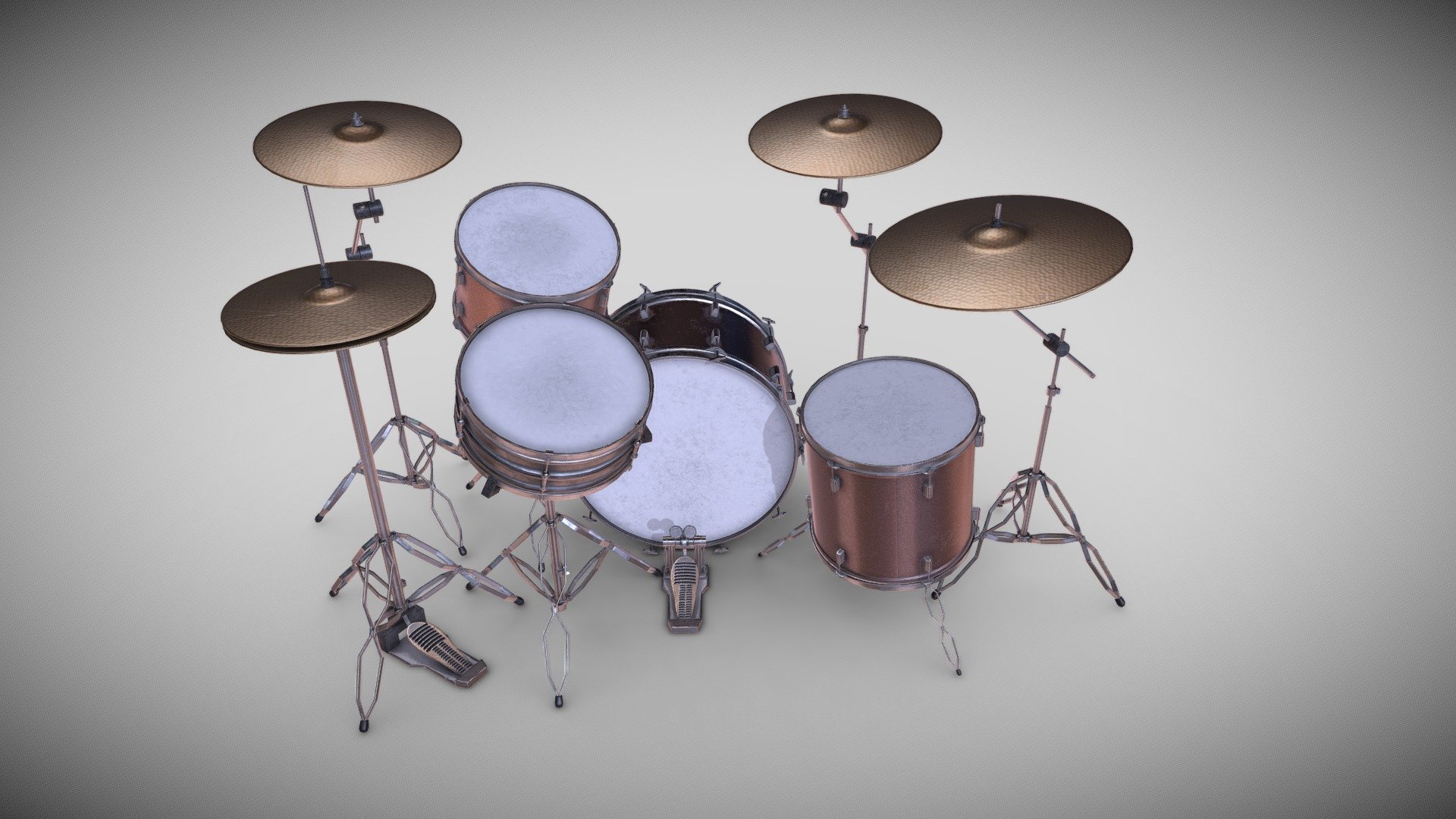 Drumkit V2 - Buy Royalty Free 3D model by Nemanja Milosevic (@nemanja_m ...