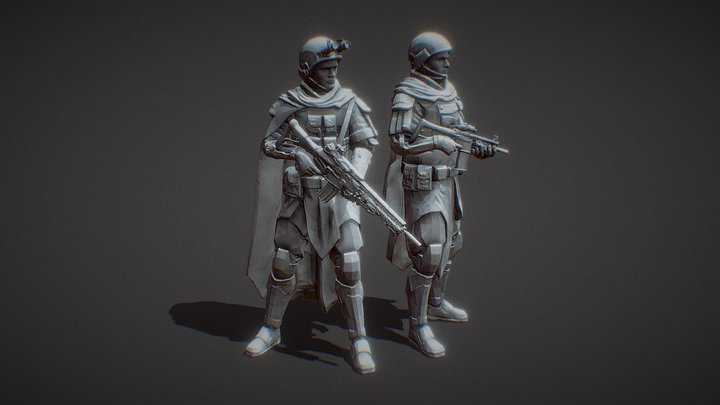 Guardians 3D Model