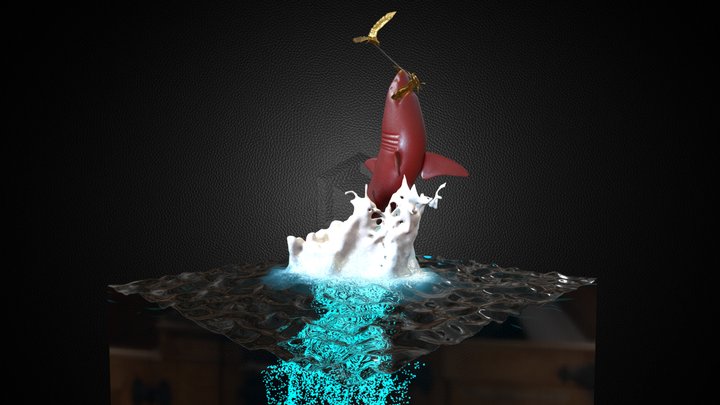 Shark - Sculpture 3D Model