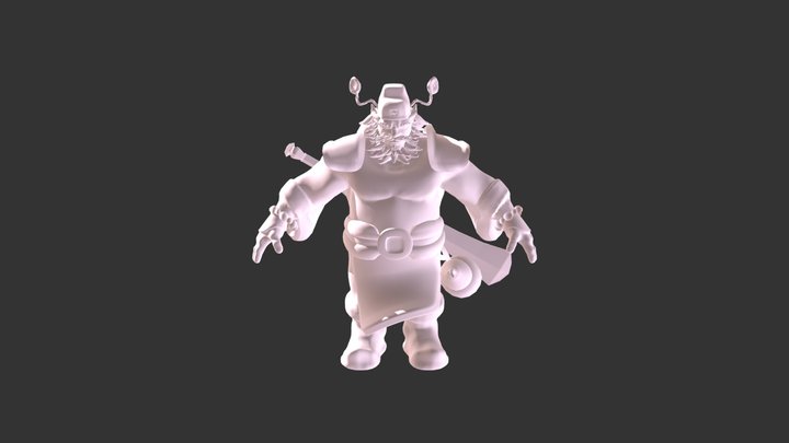 Zhong Kui the Chinese ghostbuster 3D Model